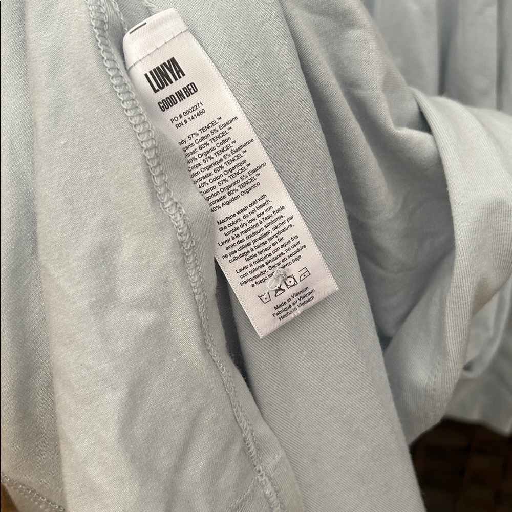 Lunya tranquil blue slumberknit maxi robe - Picture 7 of 8